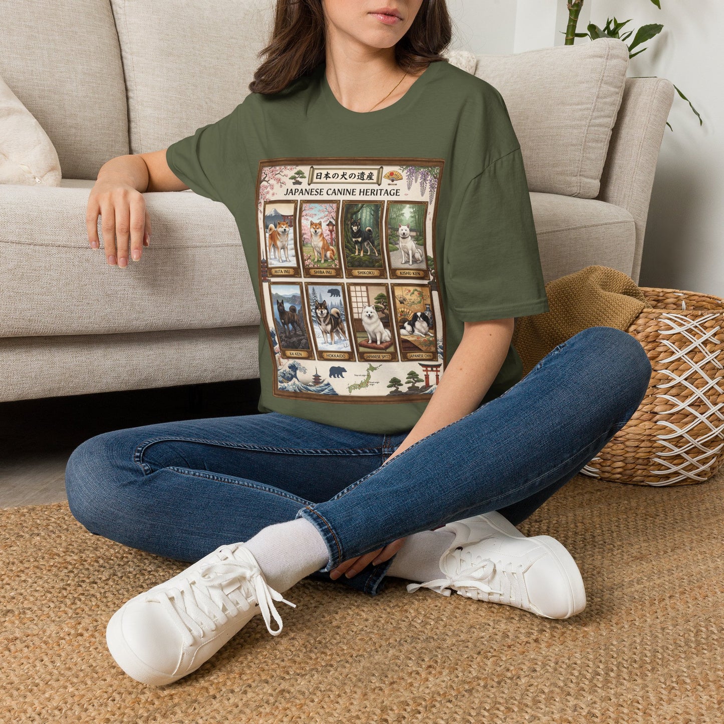 Japanese Canine Heritage Tee Shirt