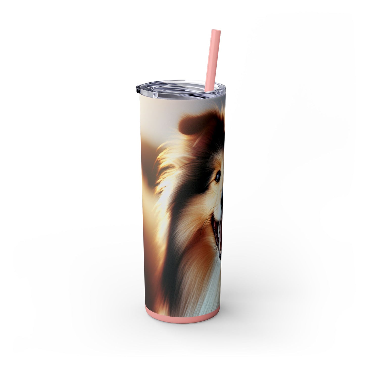 Vaso Collie con pajita, 20 oz