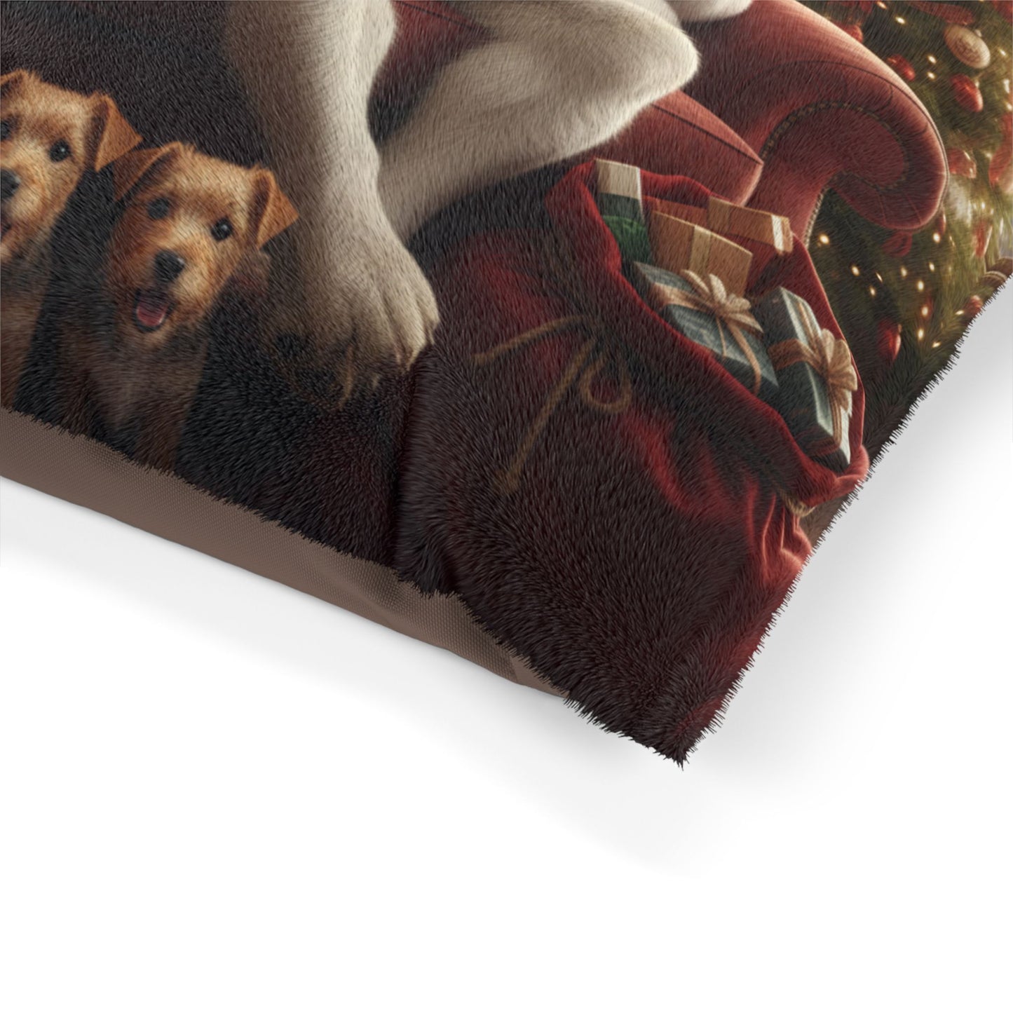 Milk and Cookies with Santa Pet Bed