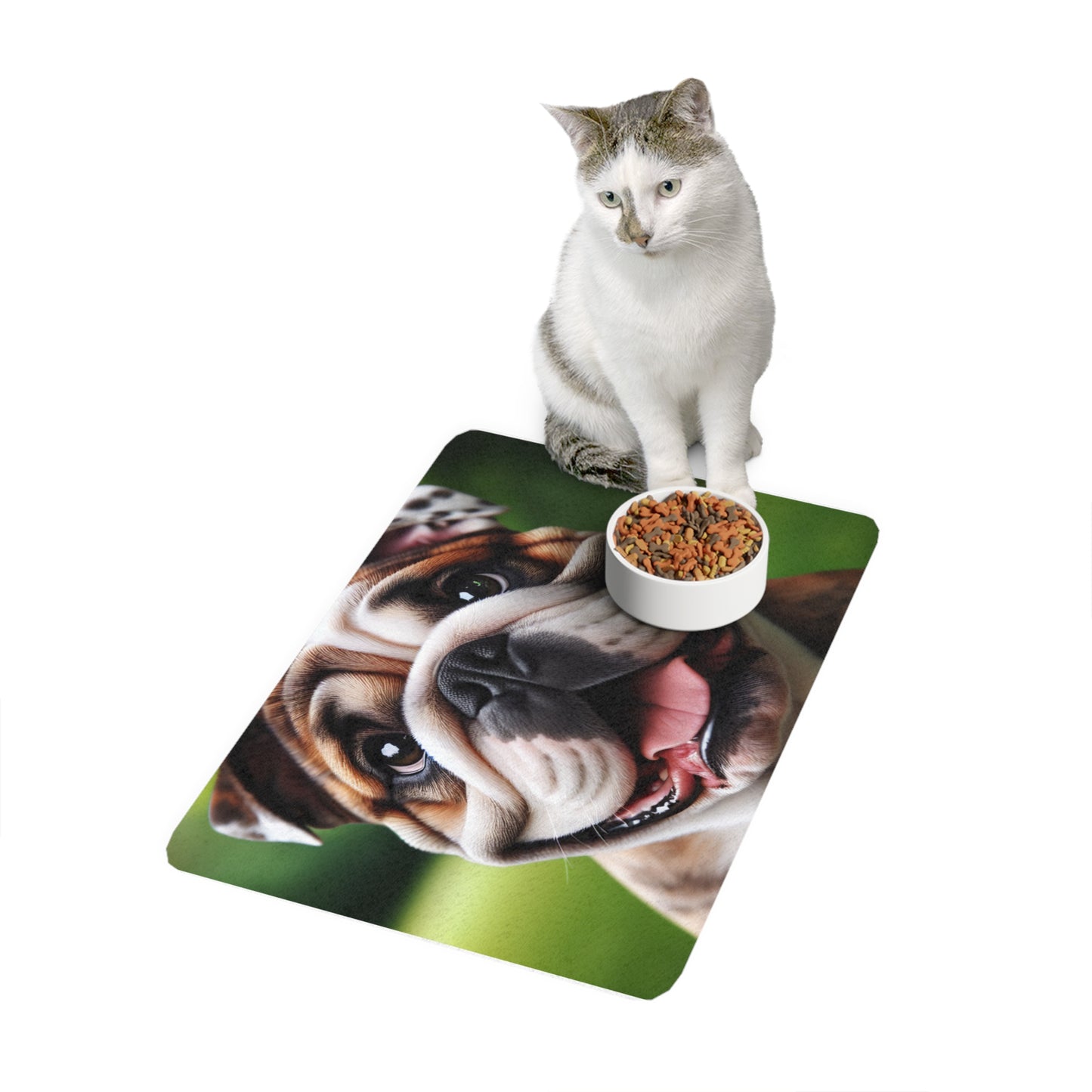 Pet Food Mat (12x18) - British Bulldog