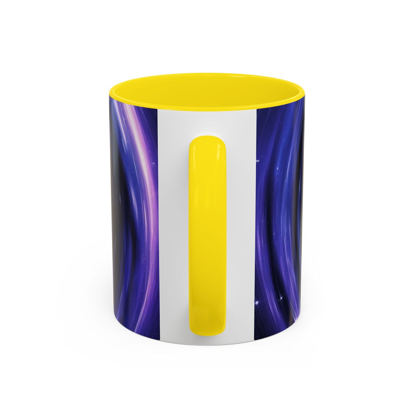 Optical Illusion Accent Mug – Ceramic Coffee Cup