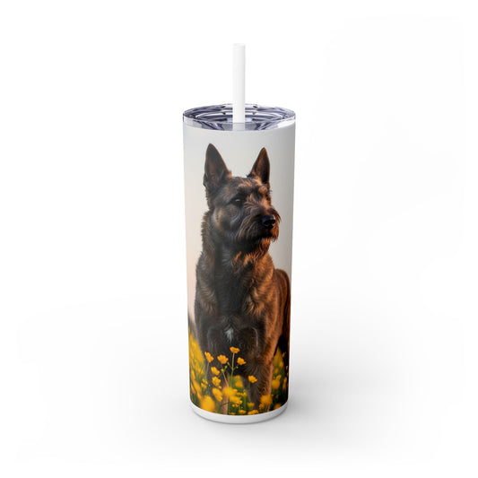 Bouvier des Flandres Tumbler with Straw, 20oz