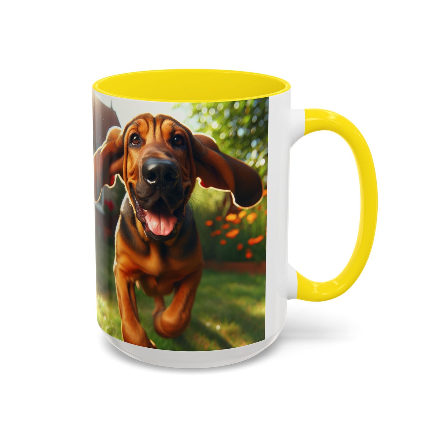 Bloodhound Accent Coffee Mug - Perfect Gift for Dog Lovers