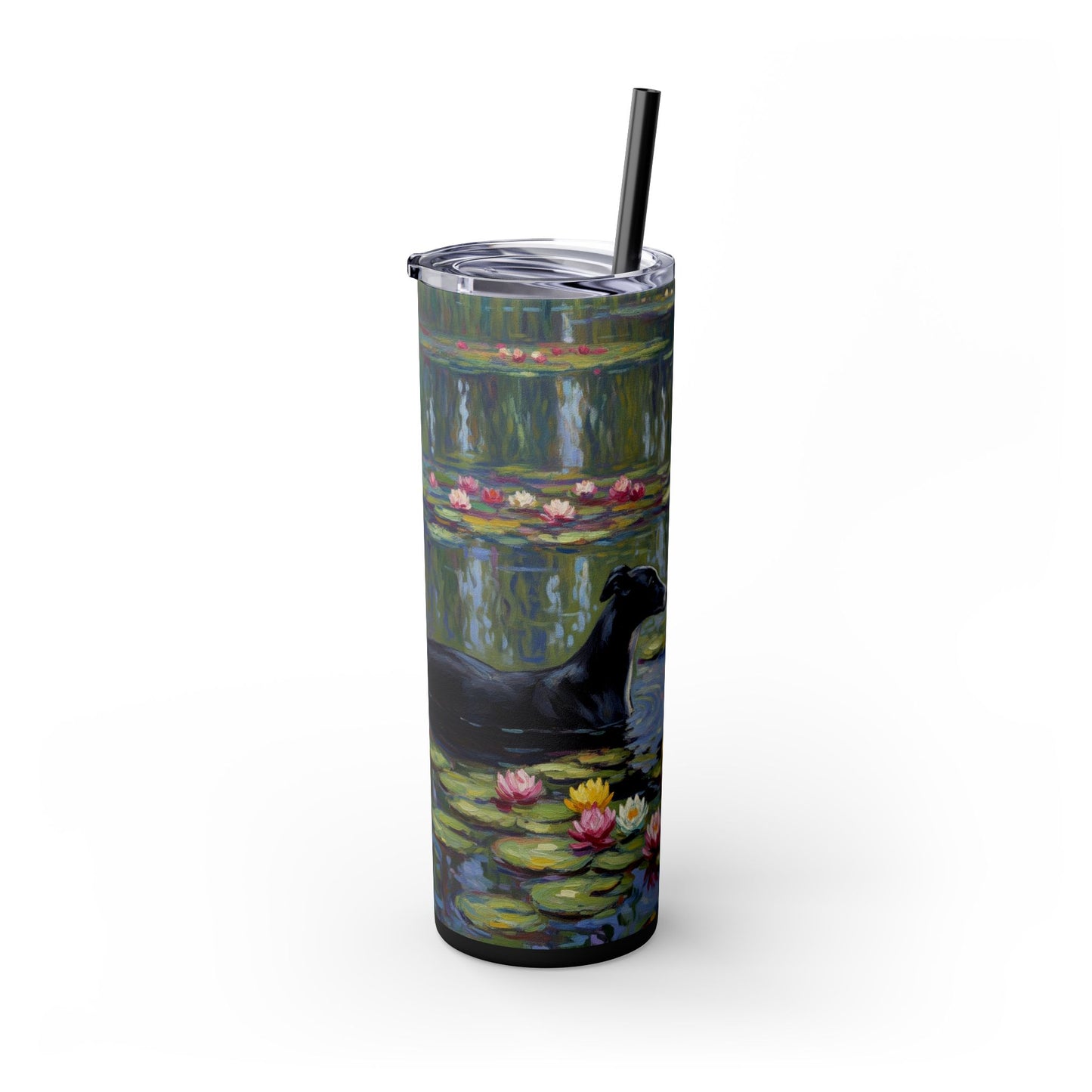 Vaso para galgos con pajita, 20 oz