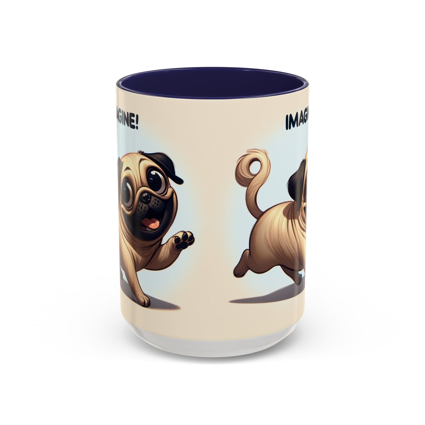 Pug Accent Coffee Mug - Perfect Gift for Dog Lovers