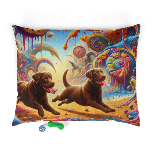 Chocolate Labrador Pet Bed