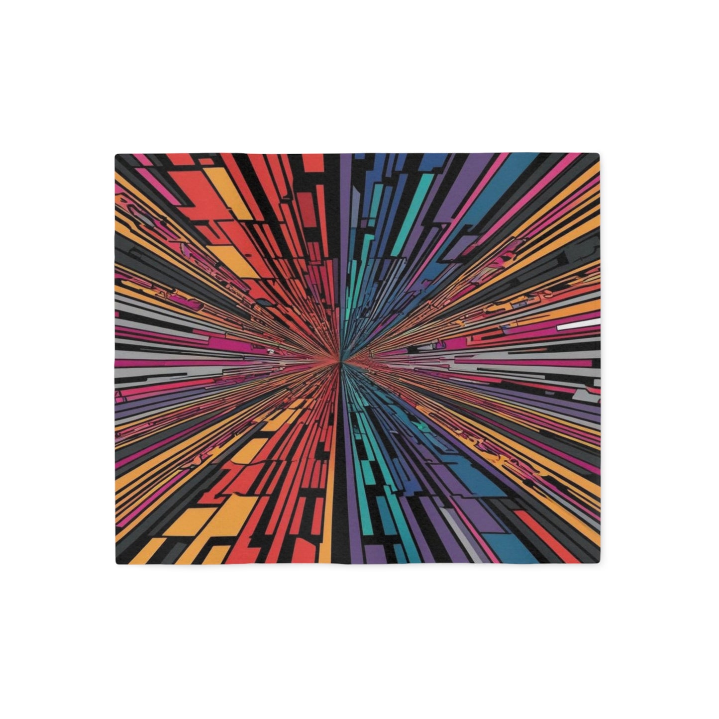 Sweat-shirt/couverture à illusion d'optique