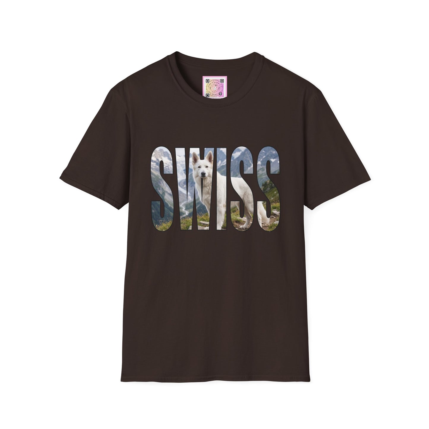 White Swiss Mountain Dog Tee Shirt