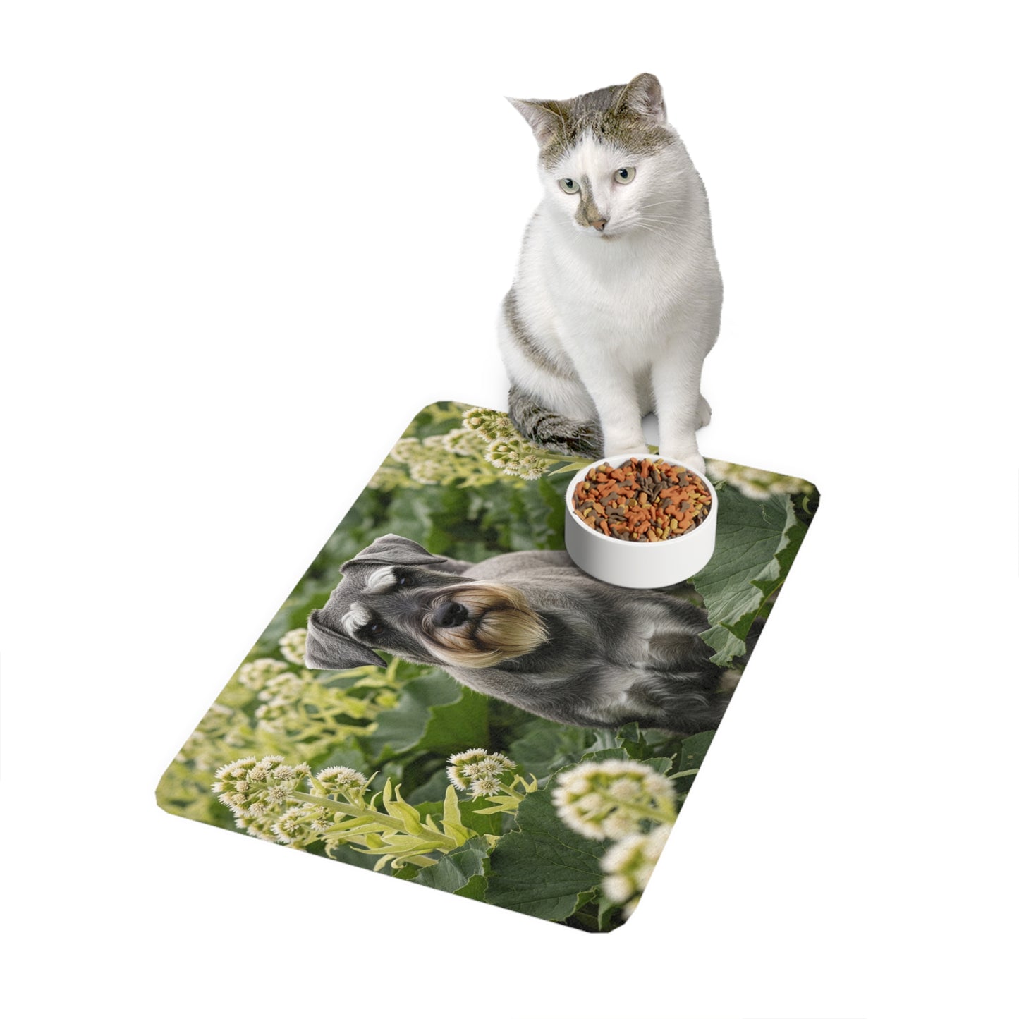 Pet Food Mat (12x18) - Standard Schnauzer