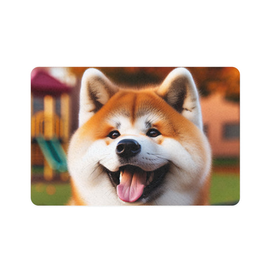 Pet Food Mat (12x18) - Japanese Akitainu