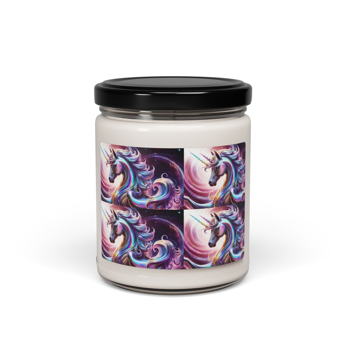 Glittery Psychedelic Unicorn- Scented Soy Candle, 9oz