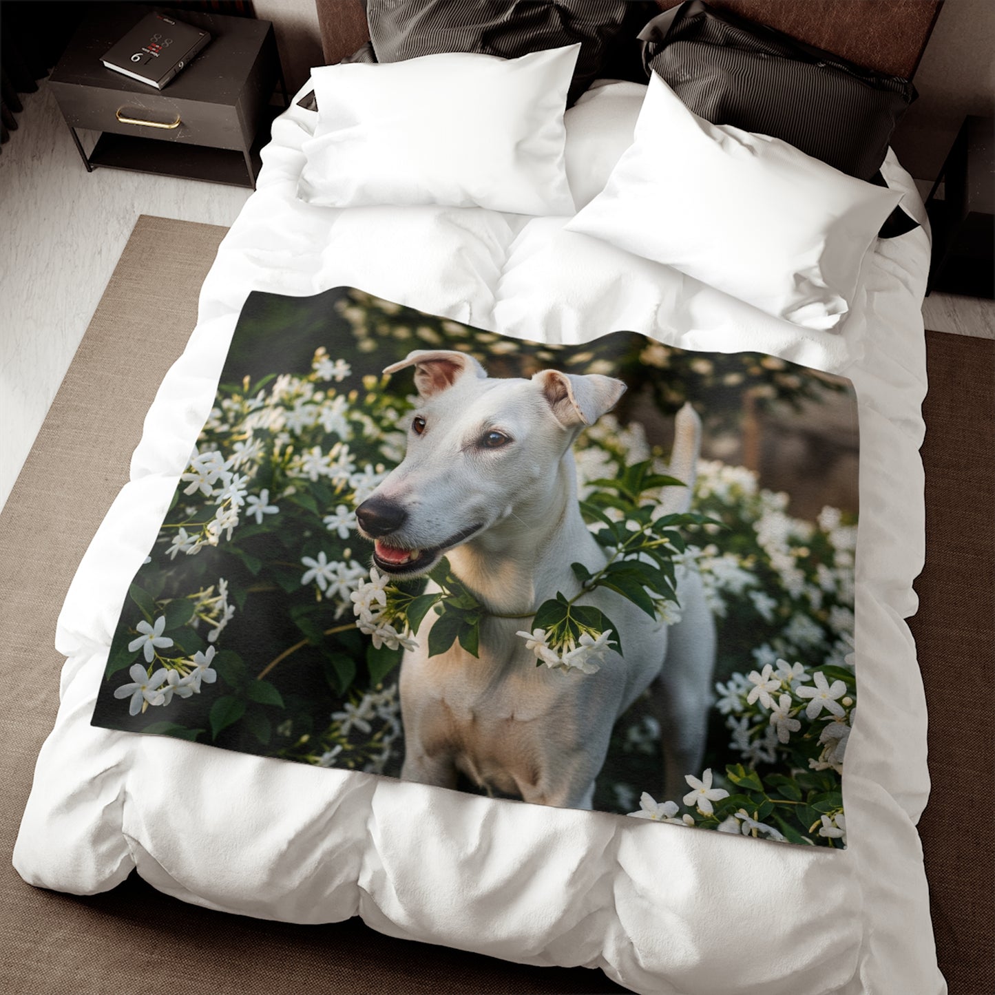 Gull Terrier Sweatshirt Blanket