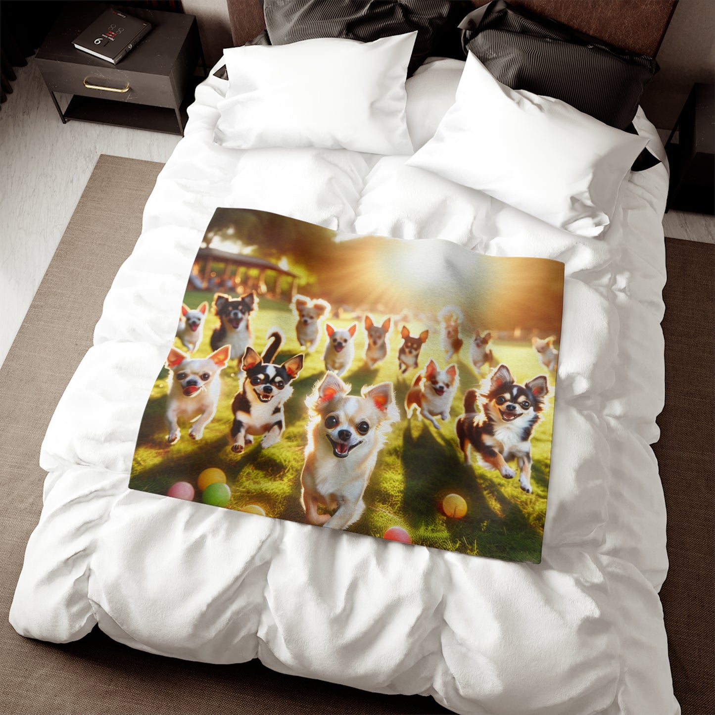 Chihuahua Sweatshirt Blanket