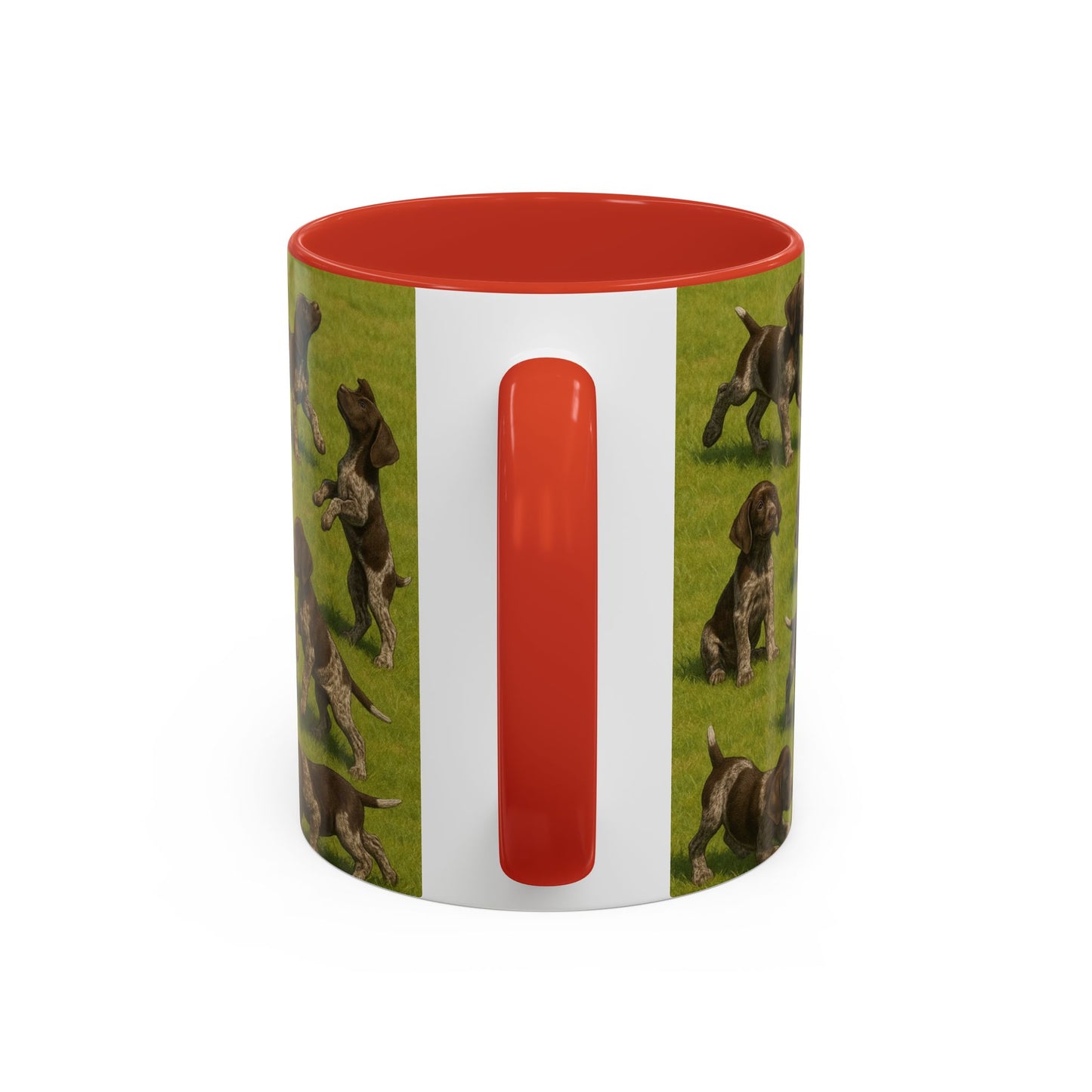 German Shorthaired Pointer puppies Accent Coffee Mug - Perfect Gift for Dog Lovers