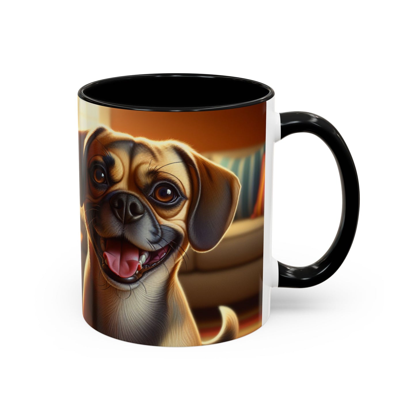 Taza de café con detalles de Puggle: el regalo perfecto para los amantes de los perros