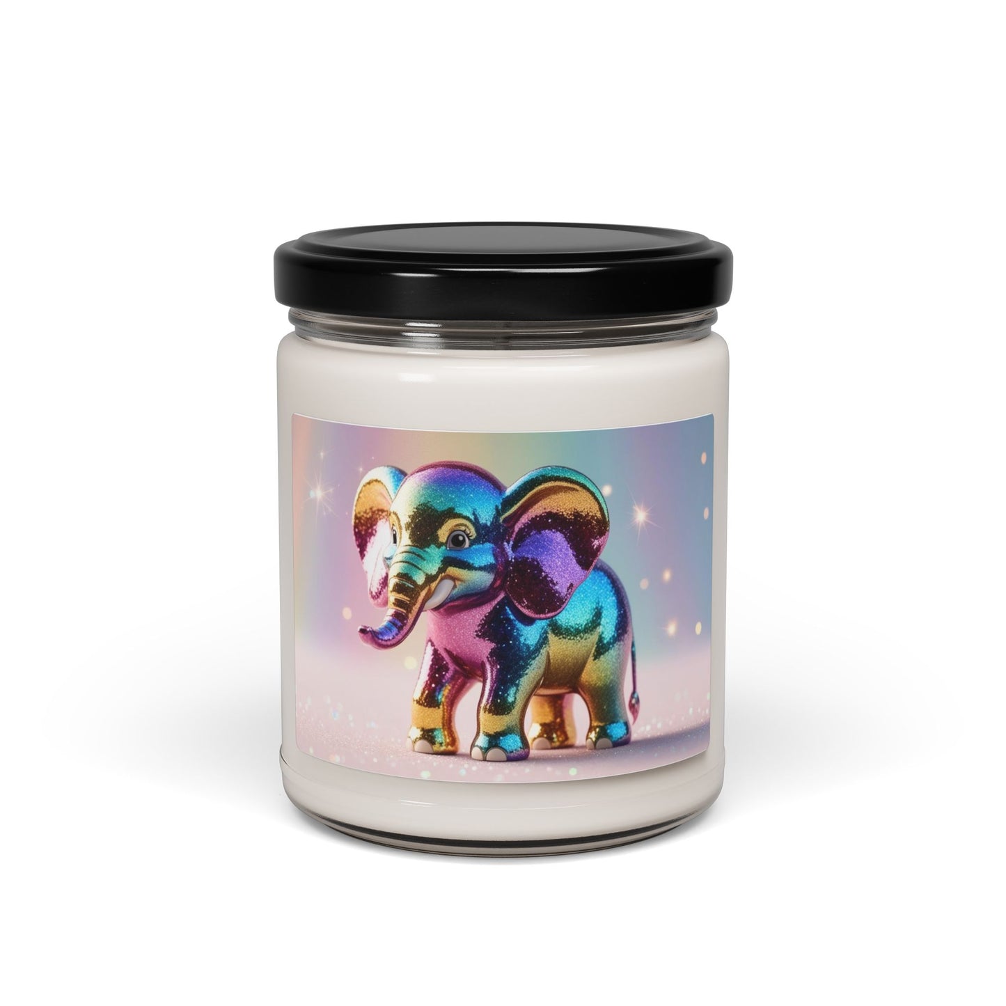 Rainbow Elephant- Scented Soy Candle, 9oz