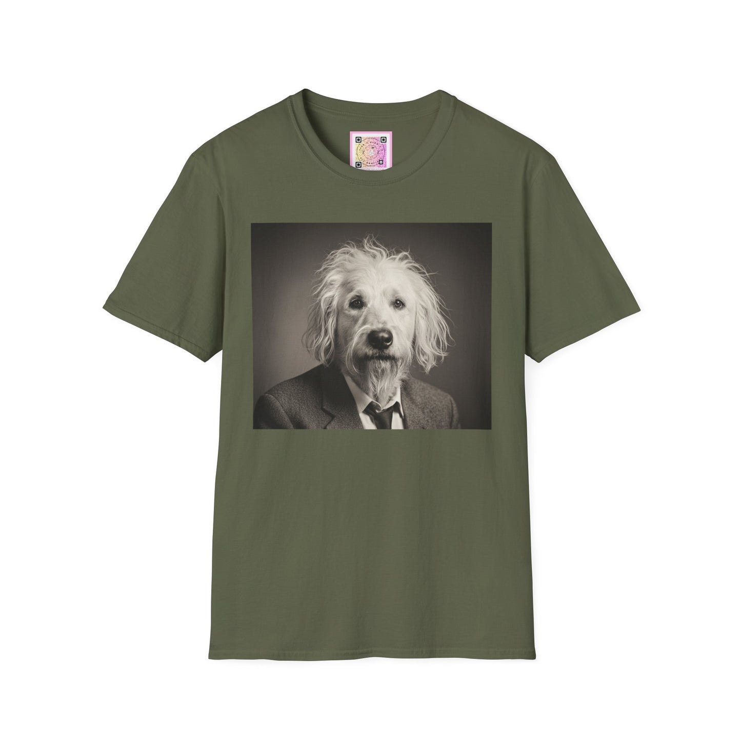 Canine Canvas Collection: Einstein/Sasse Homage Tee Shirt
