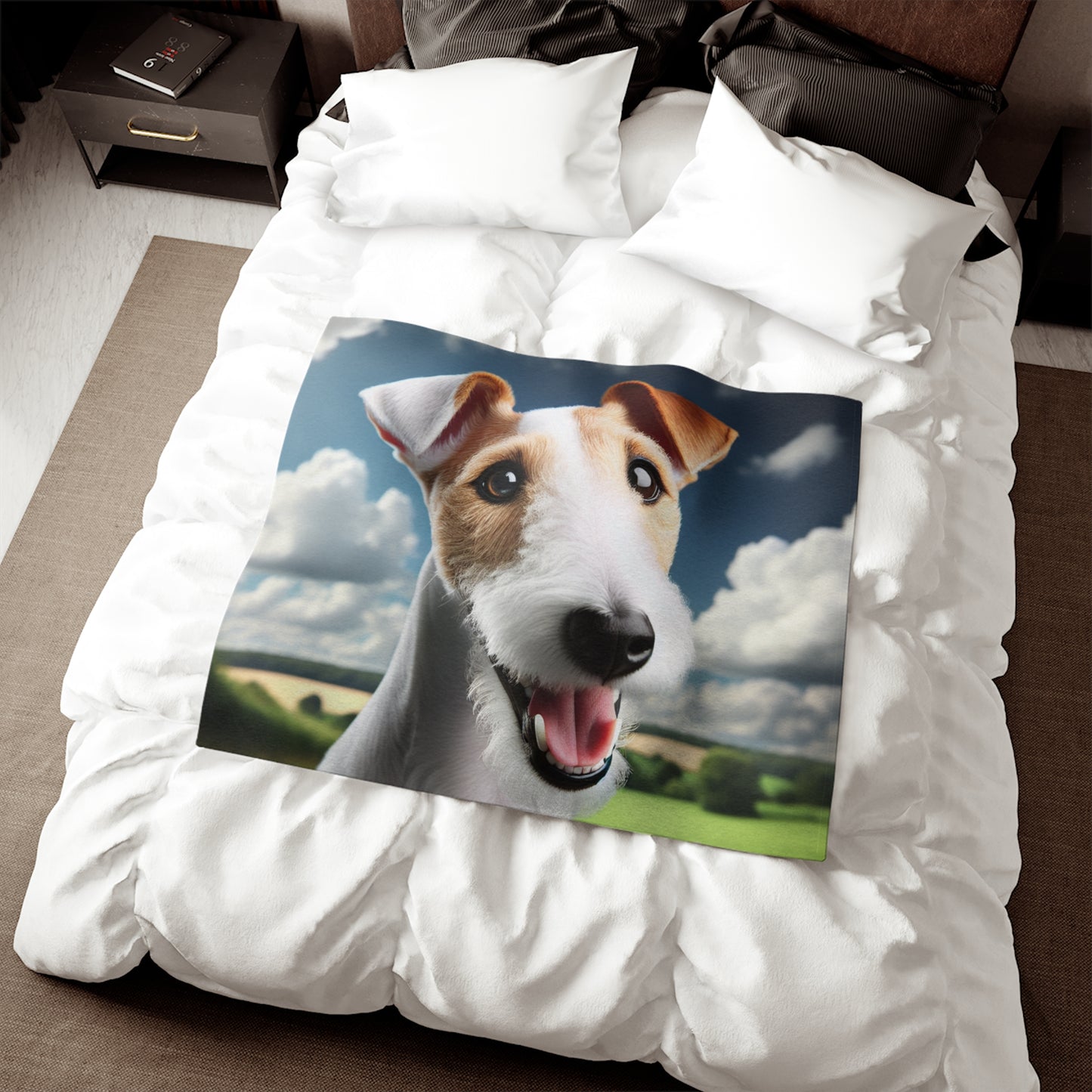 Couverture en sweat-shirt pour Fox Terrier à poil lisse