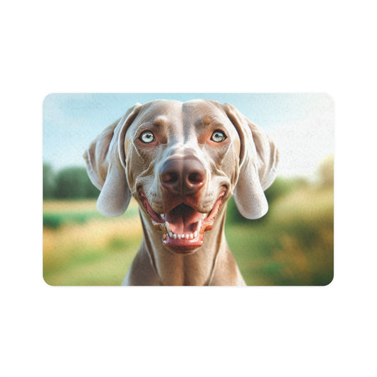 Pet Food Mat (12x18) - Weimaraner