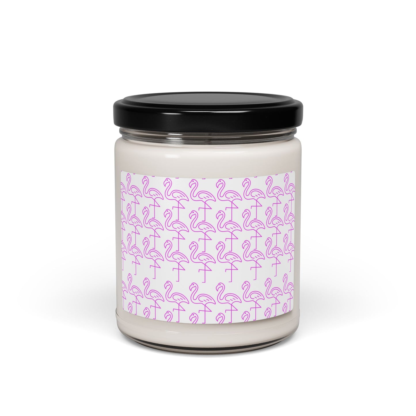 Pink Flamingoes- Scented Soy Candle, 9oz