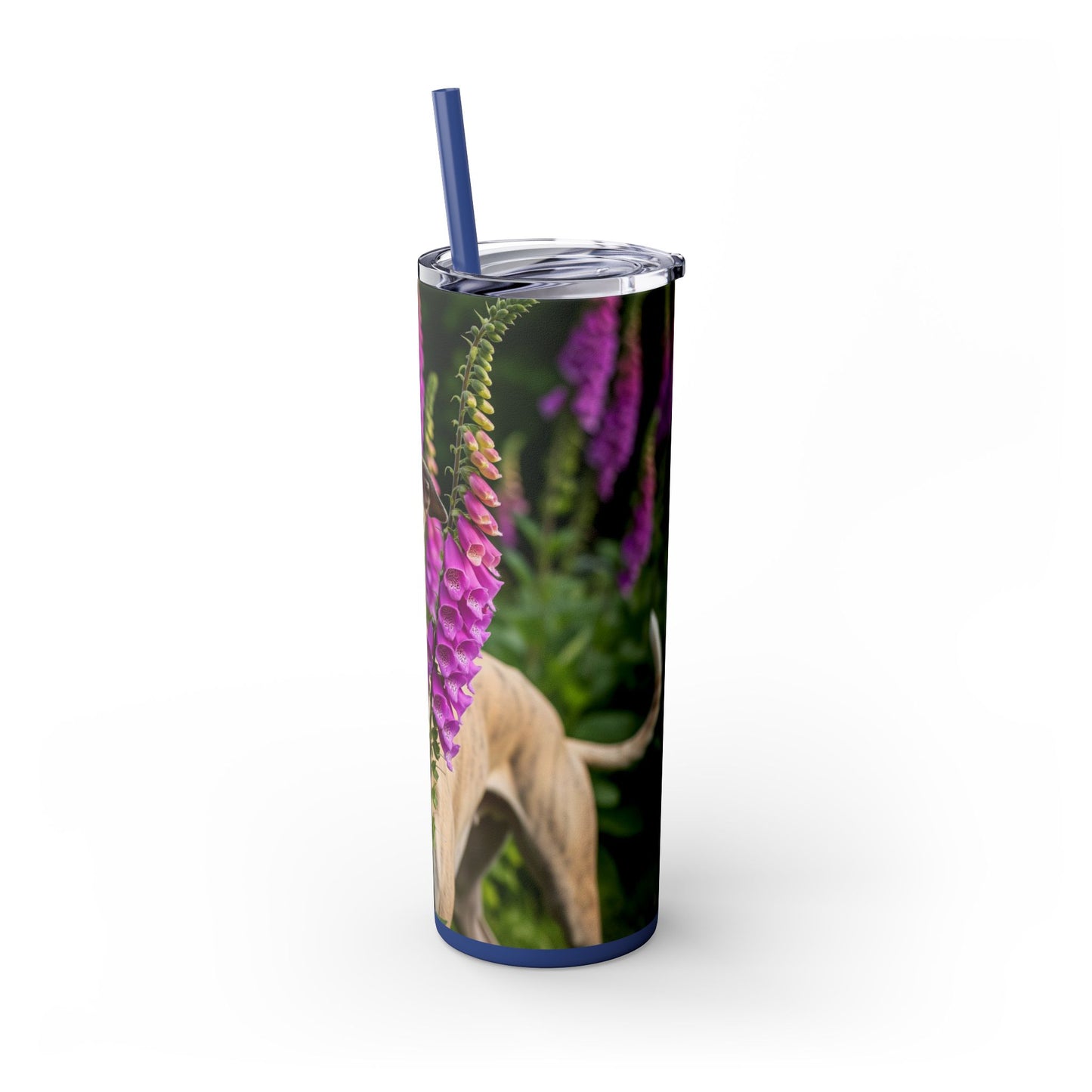Whippet Skinny Tumbler with Straw, 20oz