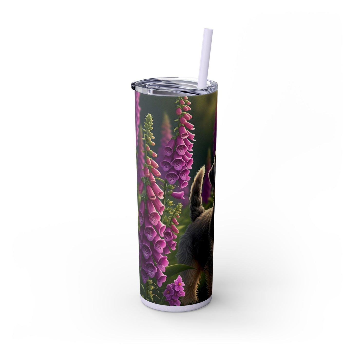 Skinny Tumbler with Straw – 20 oz Stainless Steel Cup