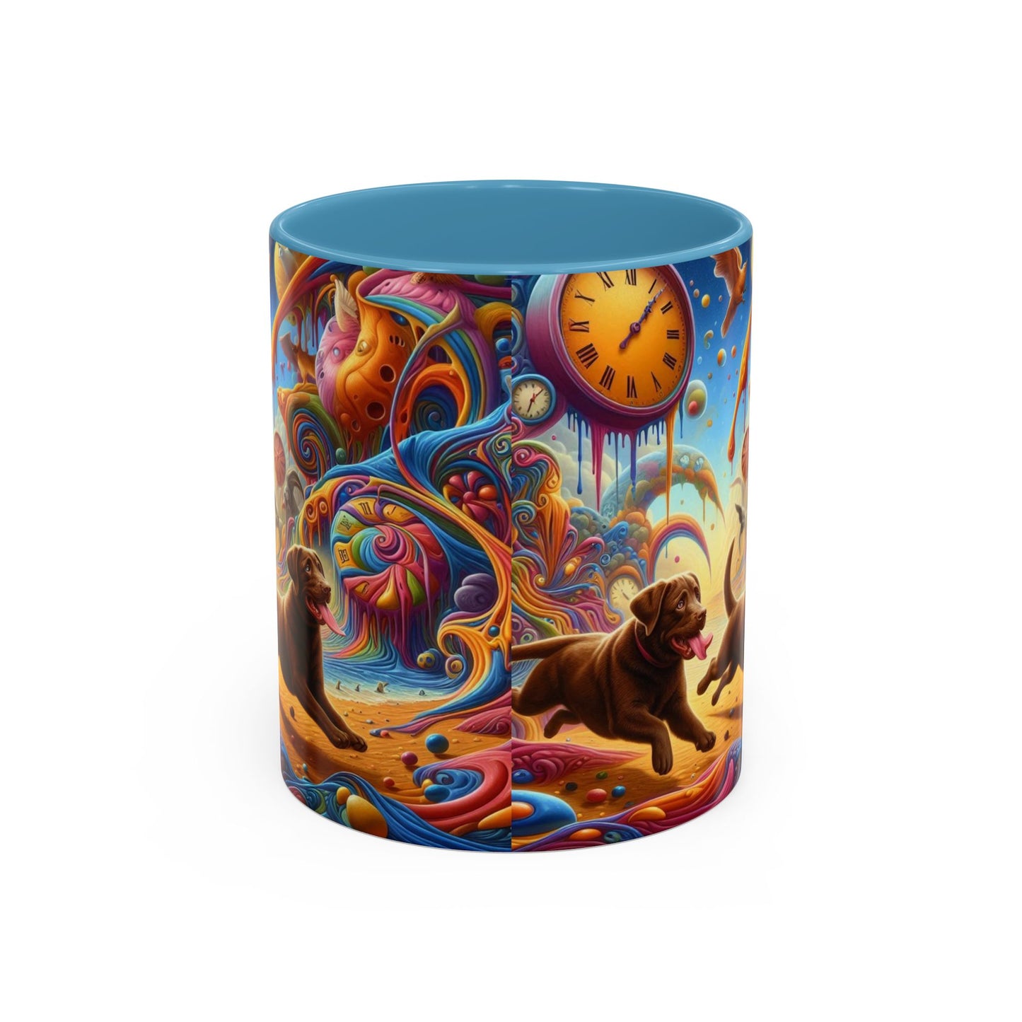 Chocolate Labrador Accent Coffee Mug - Perfect Gift for Dog Lovers