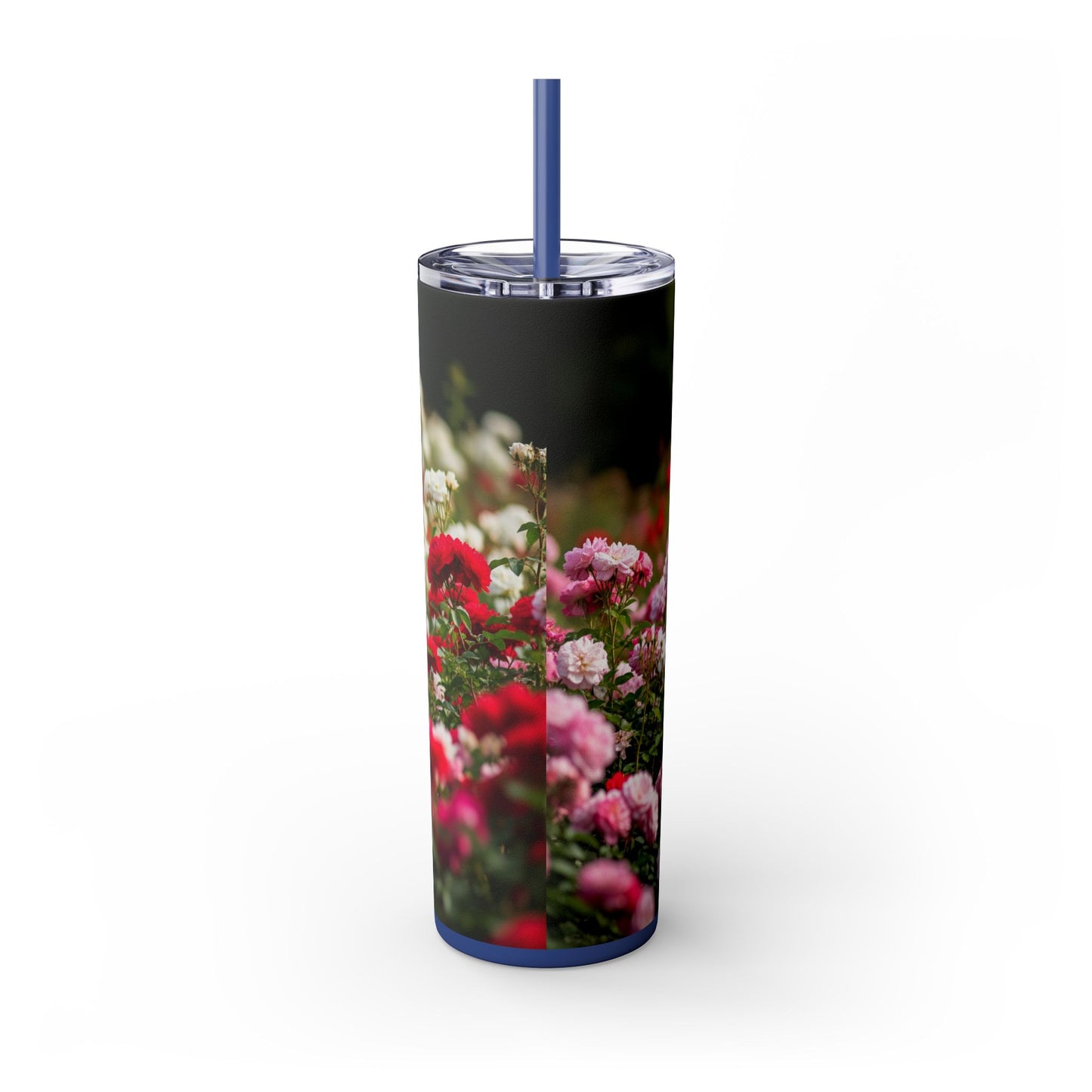 Skinny Tumbler with Straw – 20 oz Stainless Steel Cup