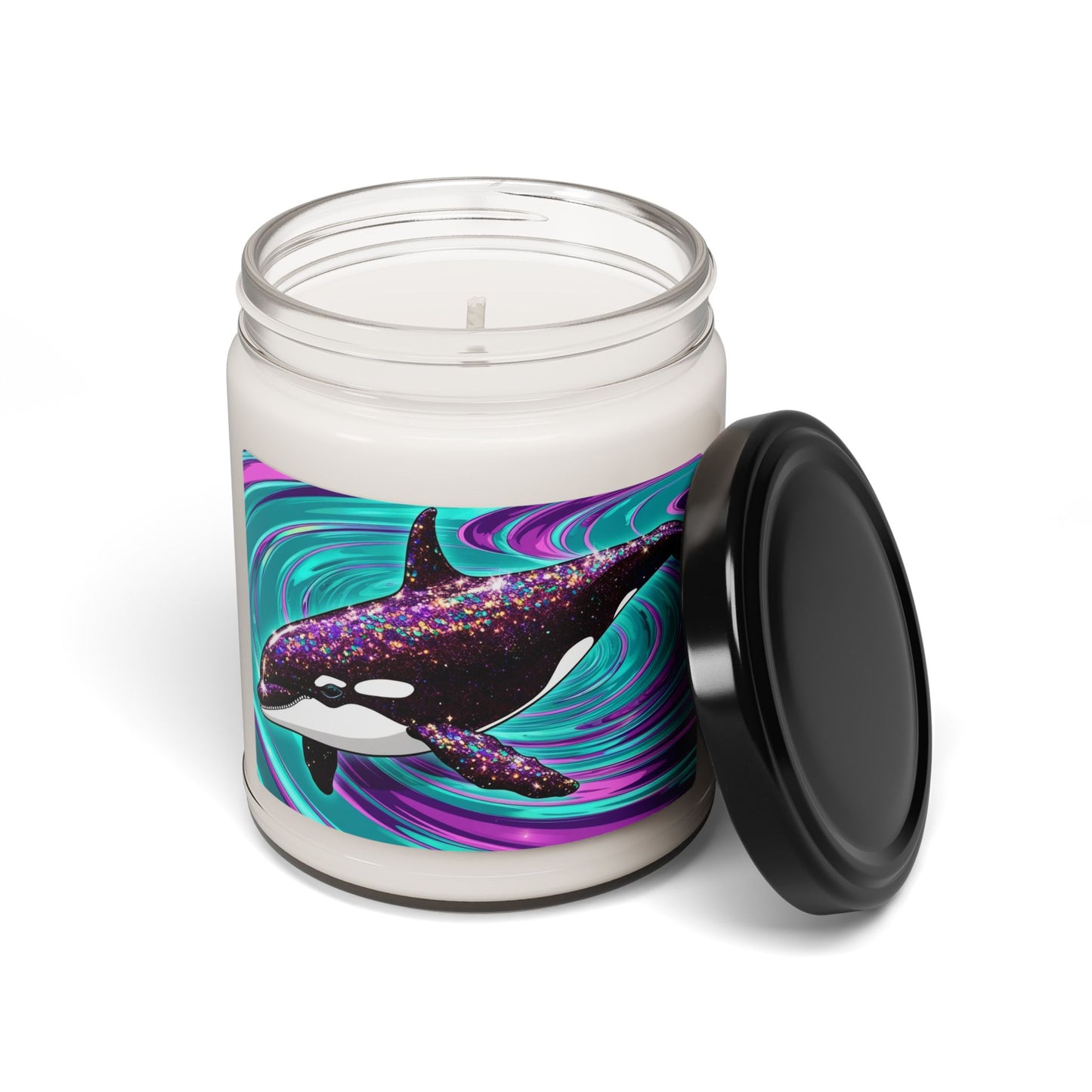 Psychedelic Orca- Scented Soy Candle, 9oz