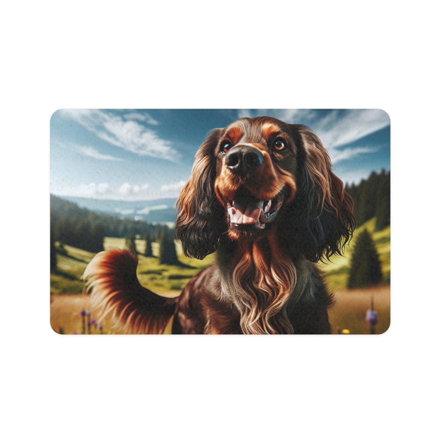 Pet Food Mat (12x18) - Deutscher Wachtelhund