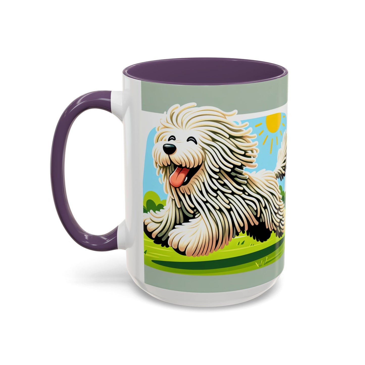 Mug Komondor Accent - Le cadeau idéal pour les amoureux des chiens