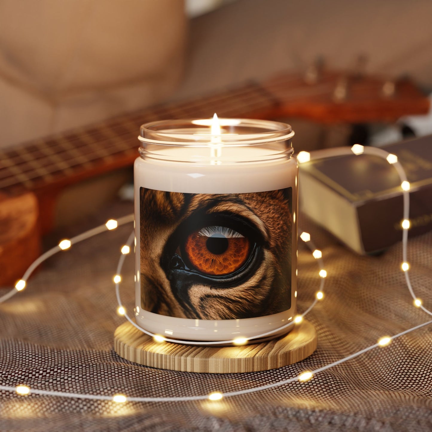 Close Up of a Lion's Eye- Scented Soy Candle, 9oz