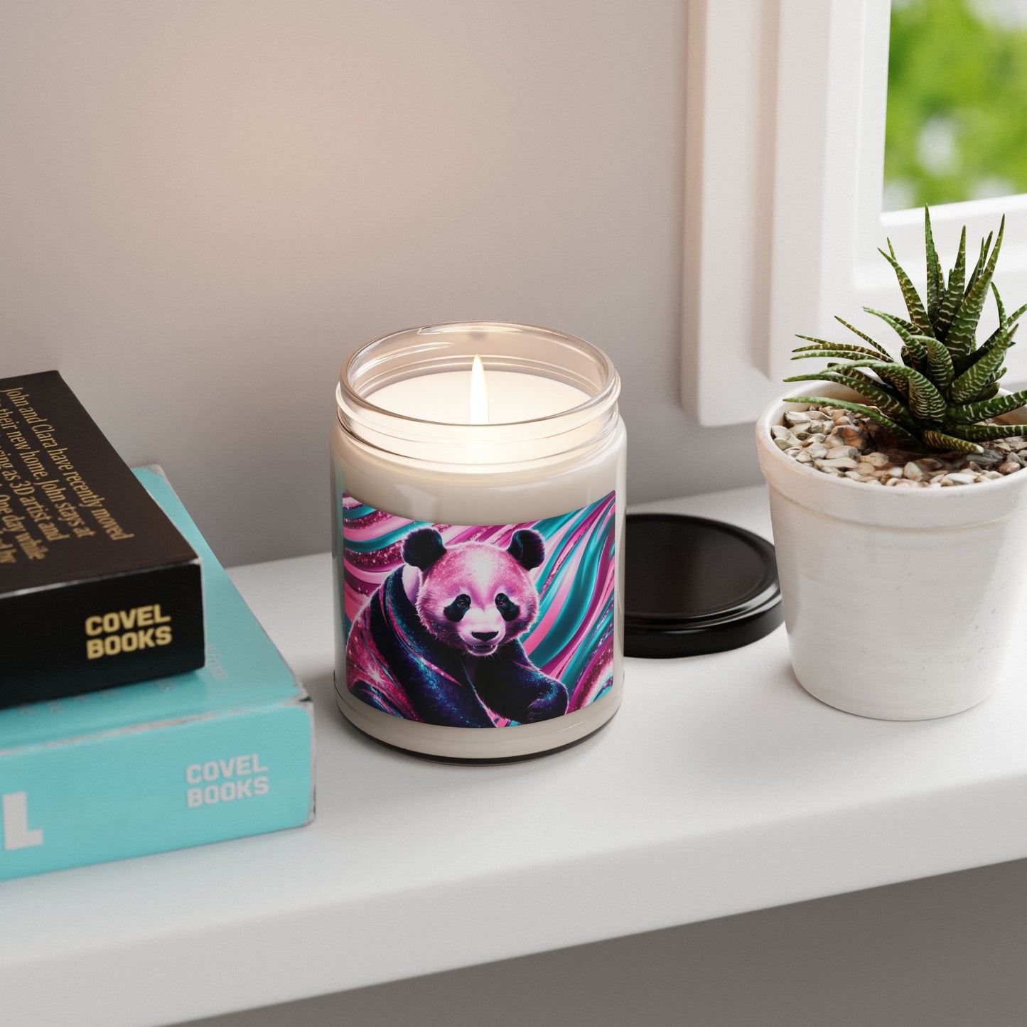 Psychedelic Panda- Scented Soy Candle, 9oz