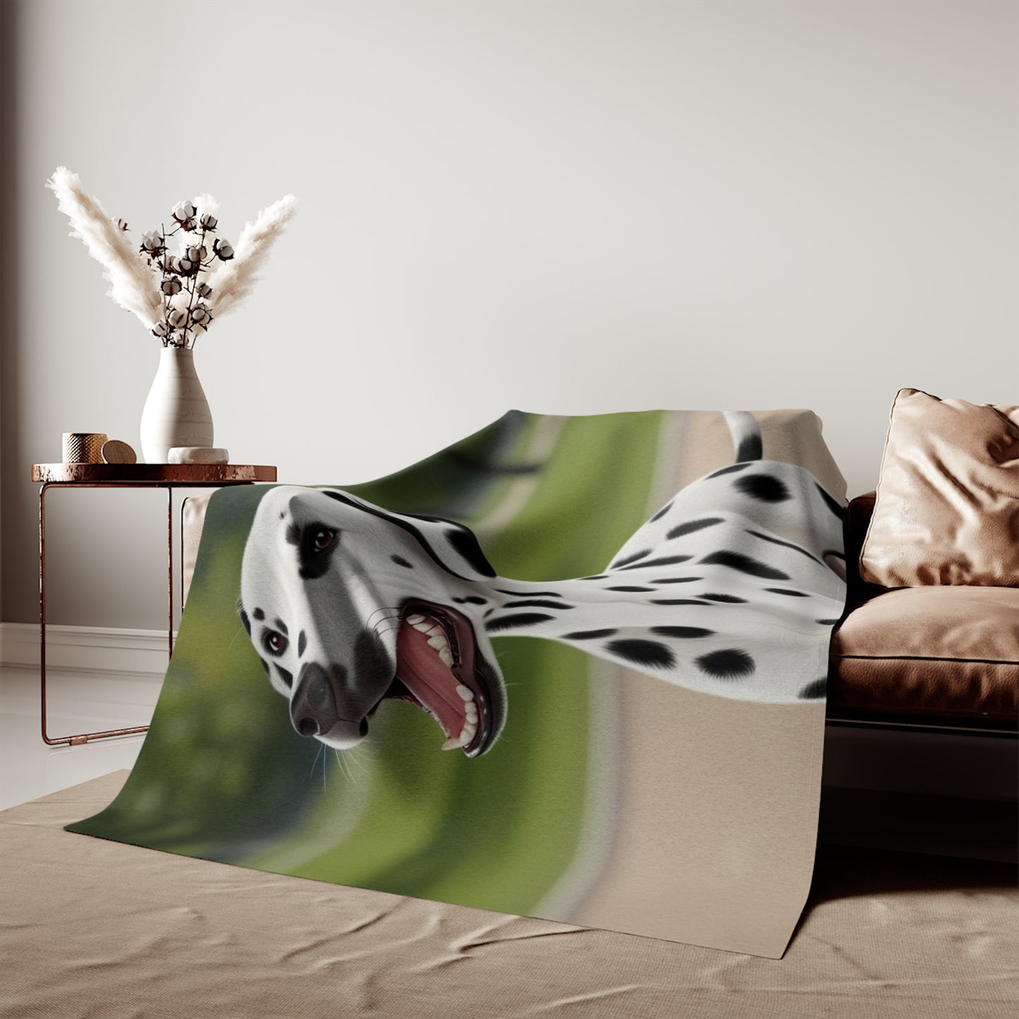Dalmatian Sweatshirt Blanket