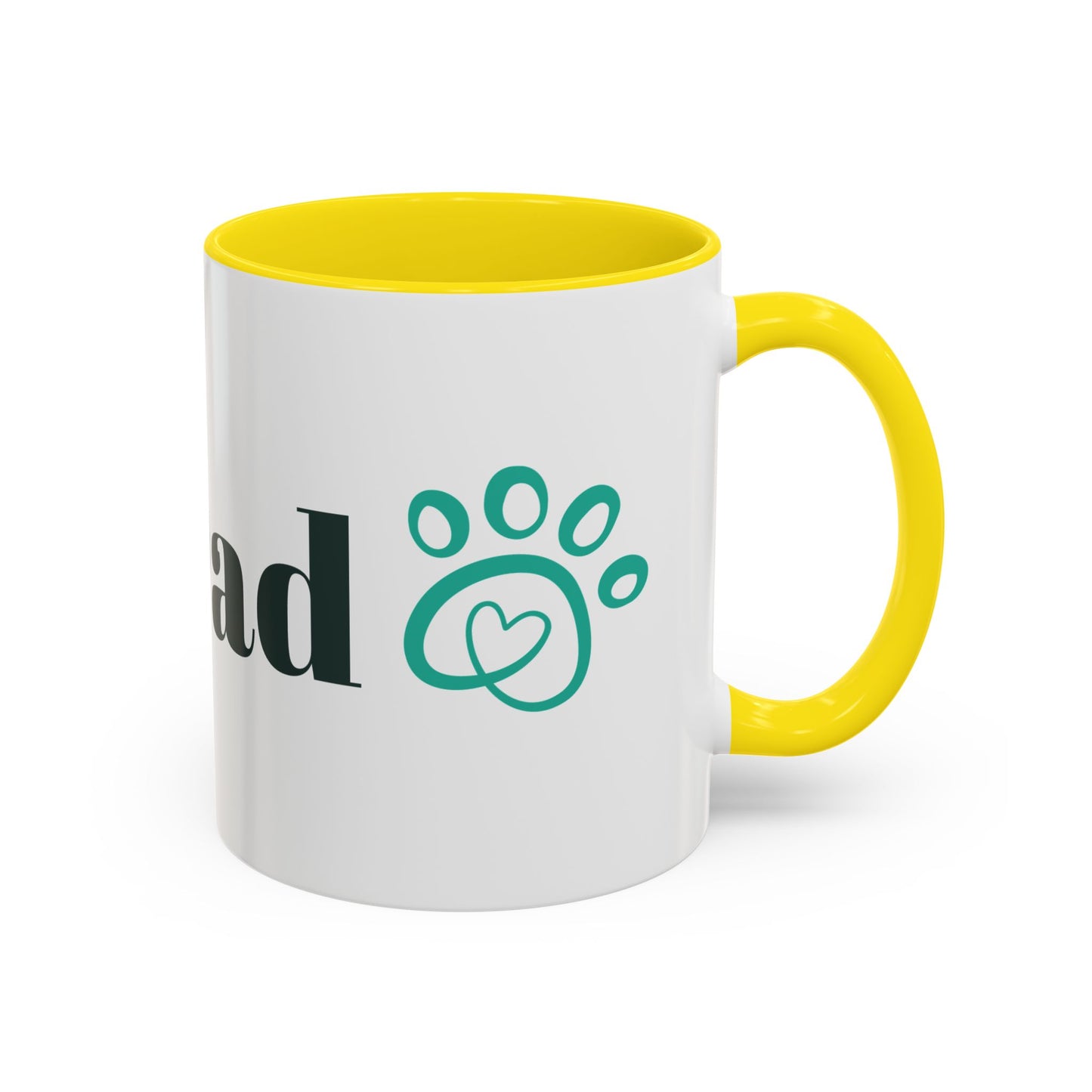 Dog Dad Accent Coffee Mug - Perfect Gift for Dog Lovers