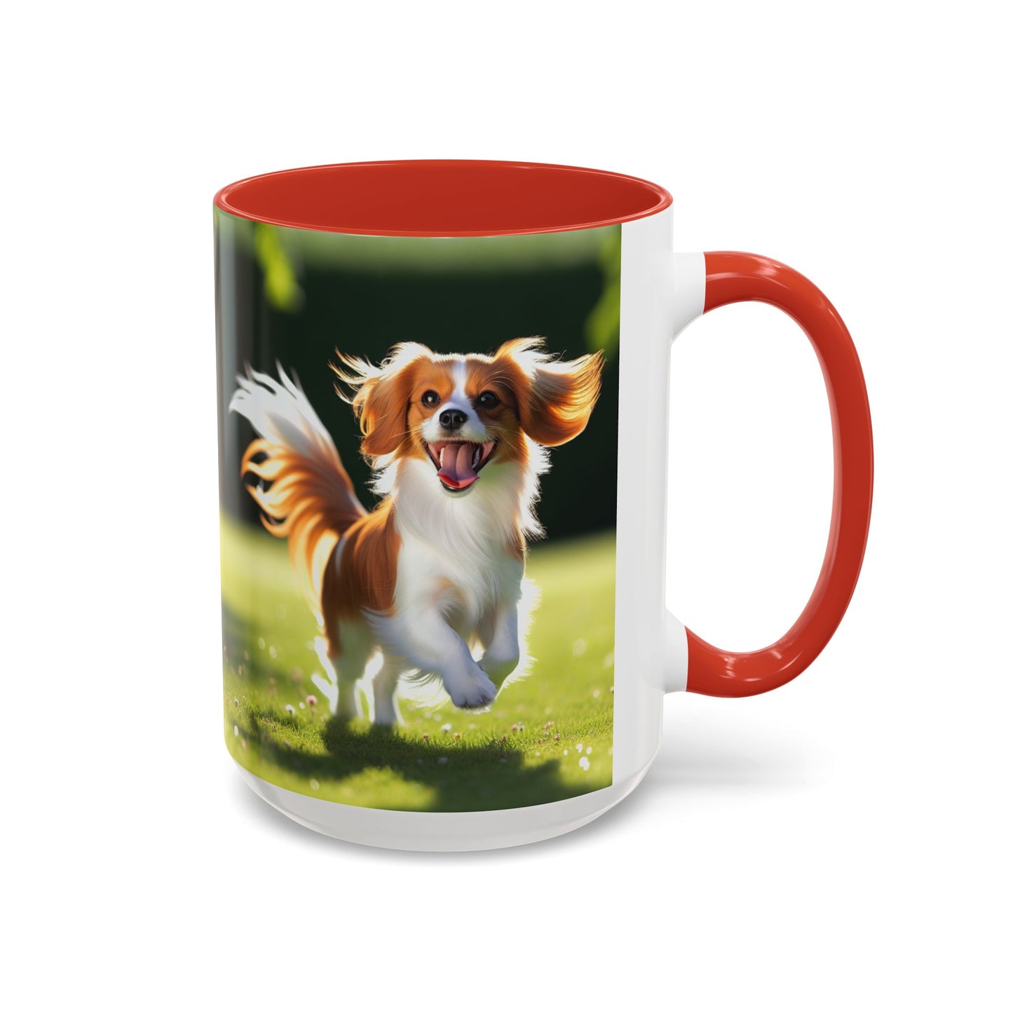 Nederlandse Kooikerhondje Accent Coffee Mug - Cadeau parfait pour les amoureux des chiens