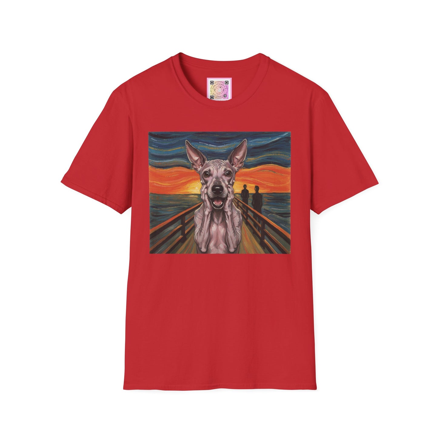 Canine Canvas Collection: Munch Homage Tee Shirt