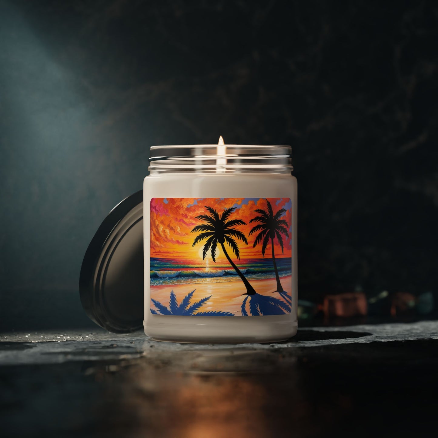 Brilliant Sunset at the Beach- Scented Soy Candle, 9oz