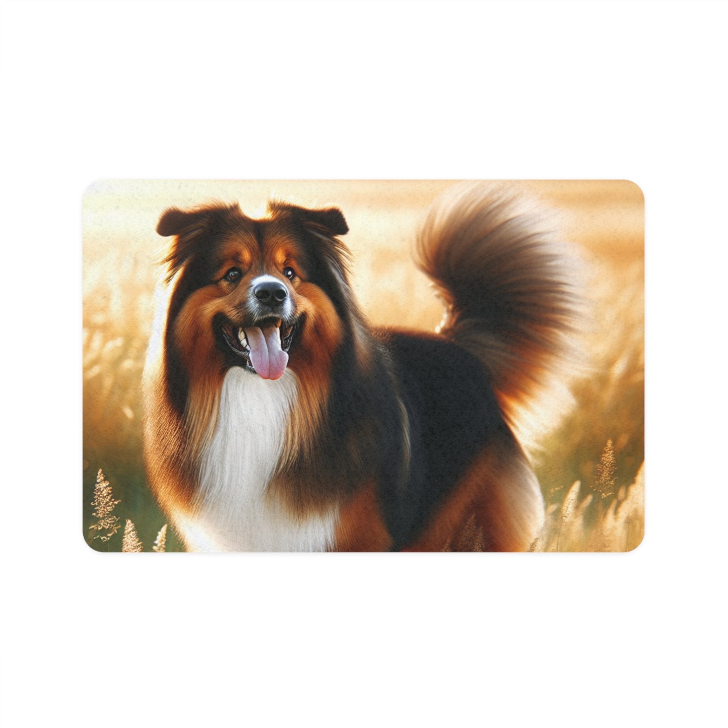 Pet Food Mat (12x18) - Bohemian Shepherd