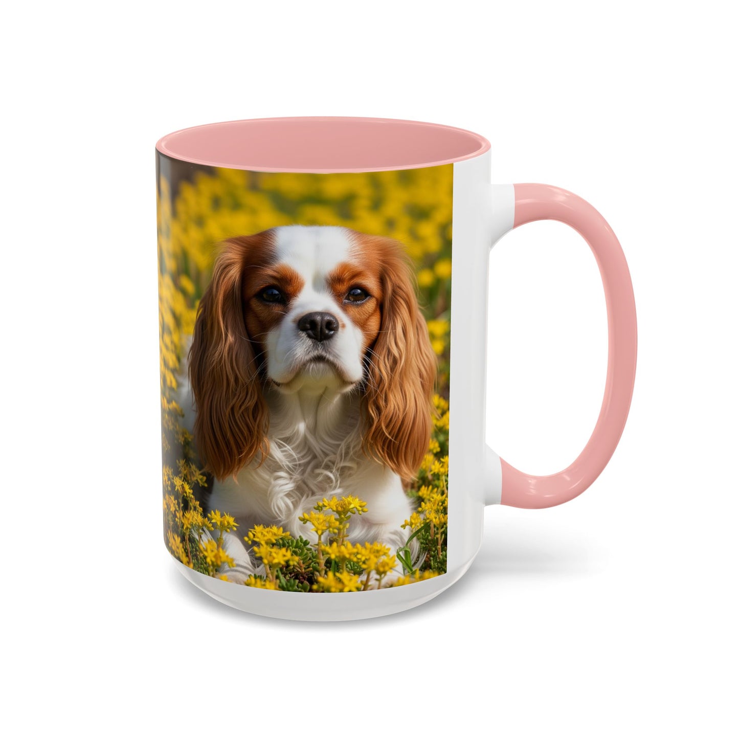 Cavalier King Charles Spaniel Accent Coffee Mug - Perfect Gift for Dog Lovers