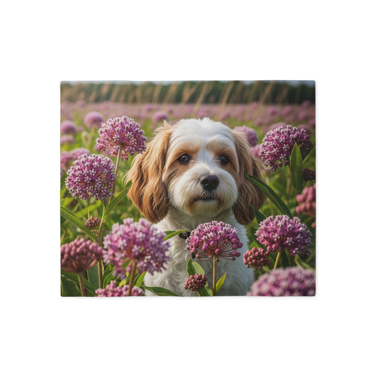 Cavachon Sweatshirt Blanket