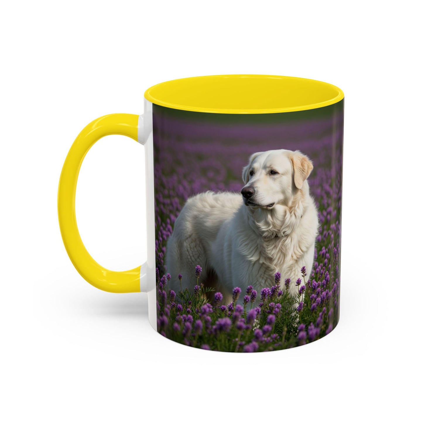 Taza de café con acento Kuvasz: regalo perfecto para los amantes de los perros
