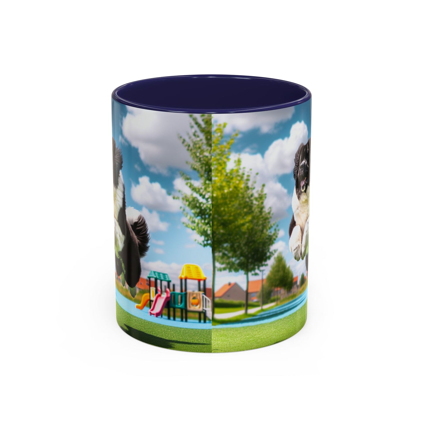 Taza de café con acento Landseer: el regalo perfecto para los amantes de los perros