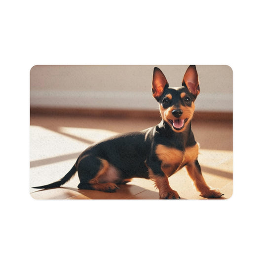 Pet Food Mat (12x18) - Miniature Pinscher