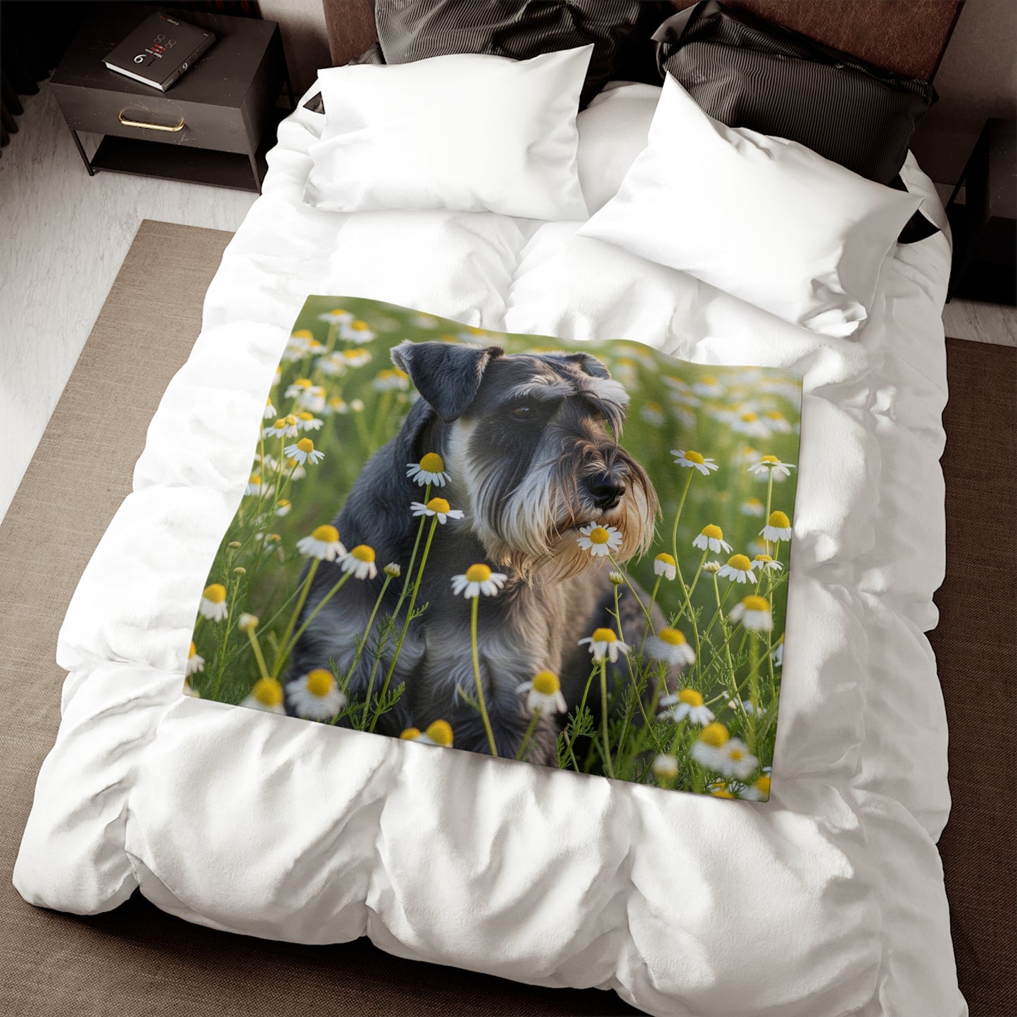 Miniature Schnauzer Sweatshirt Blanket