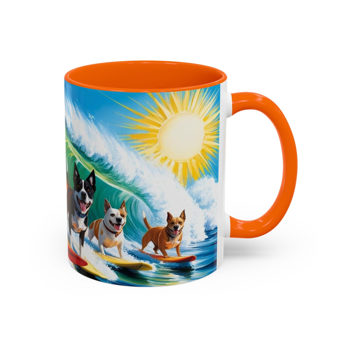 Taza de café con detalles de Surf Dogs: el regalo perfecto para los amantes de los perros
