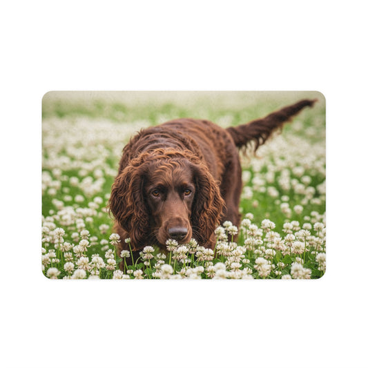 Pet Food Mat (12x18) - Irish Water Spaniel