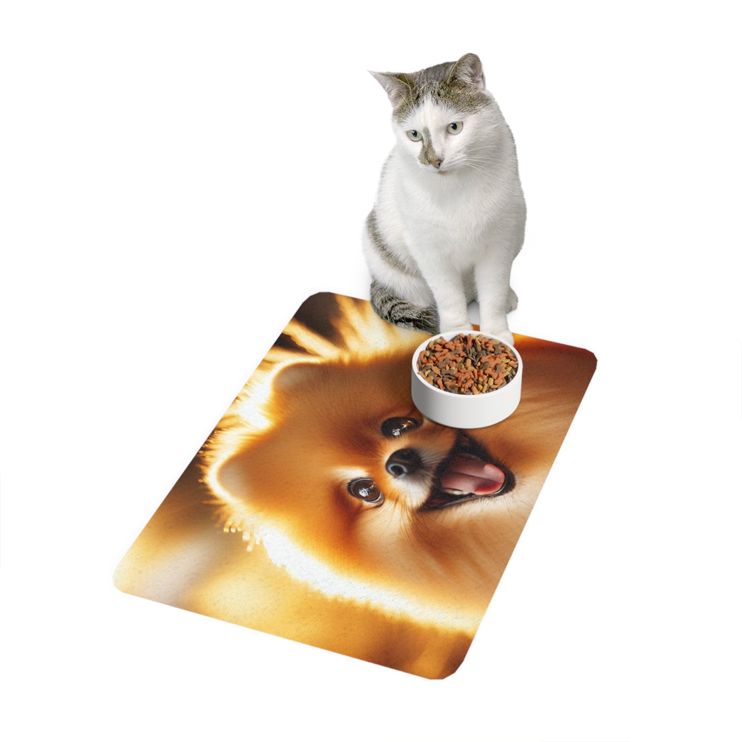 Pet Food Mat (12x18) - Pomeranian