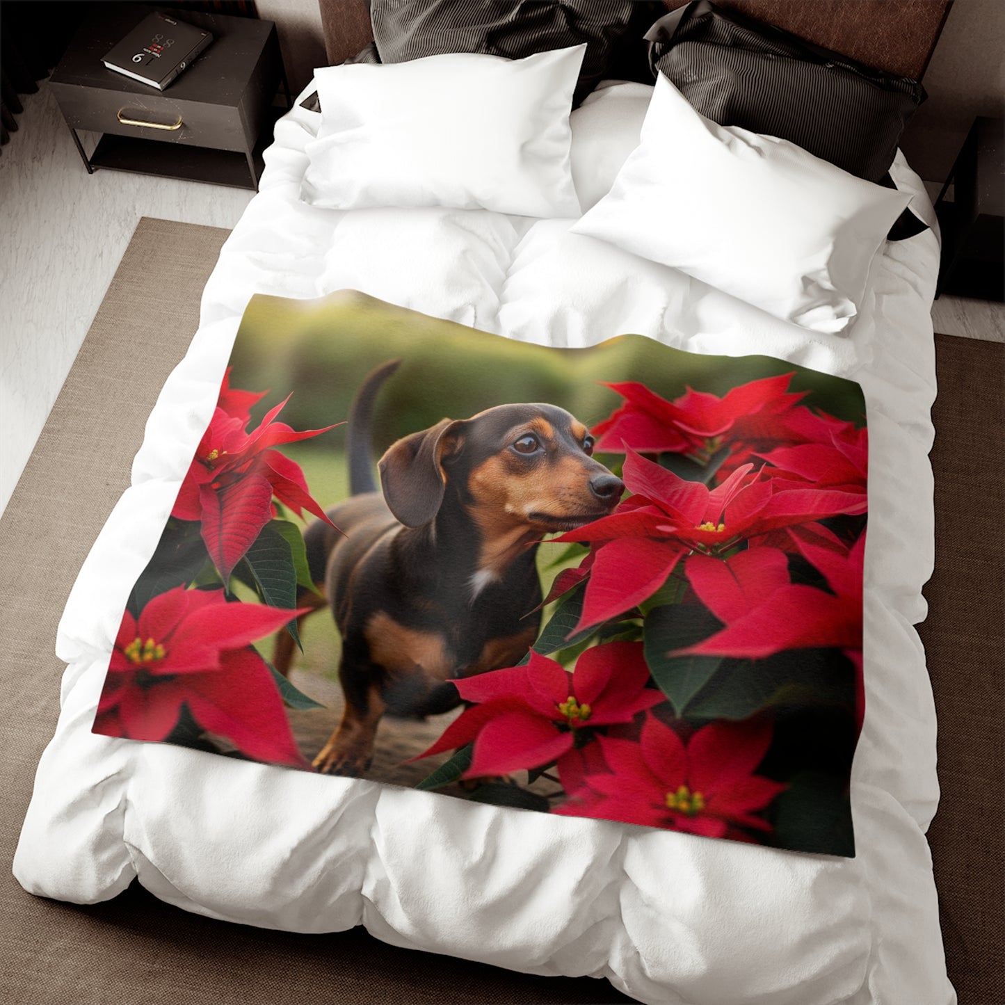 Chiweenie Sweatshirt Blanket