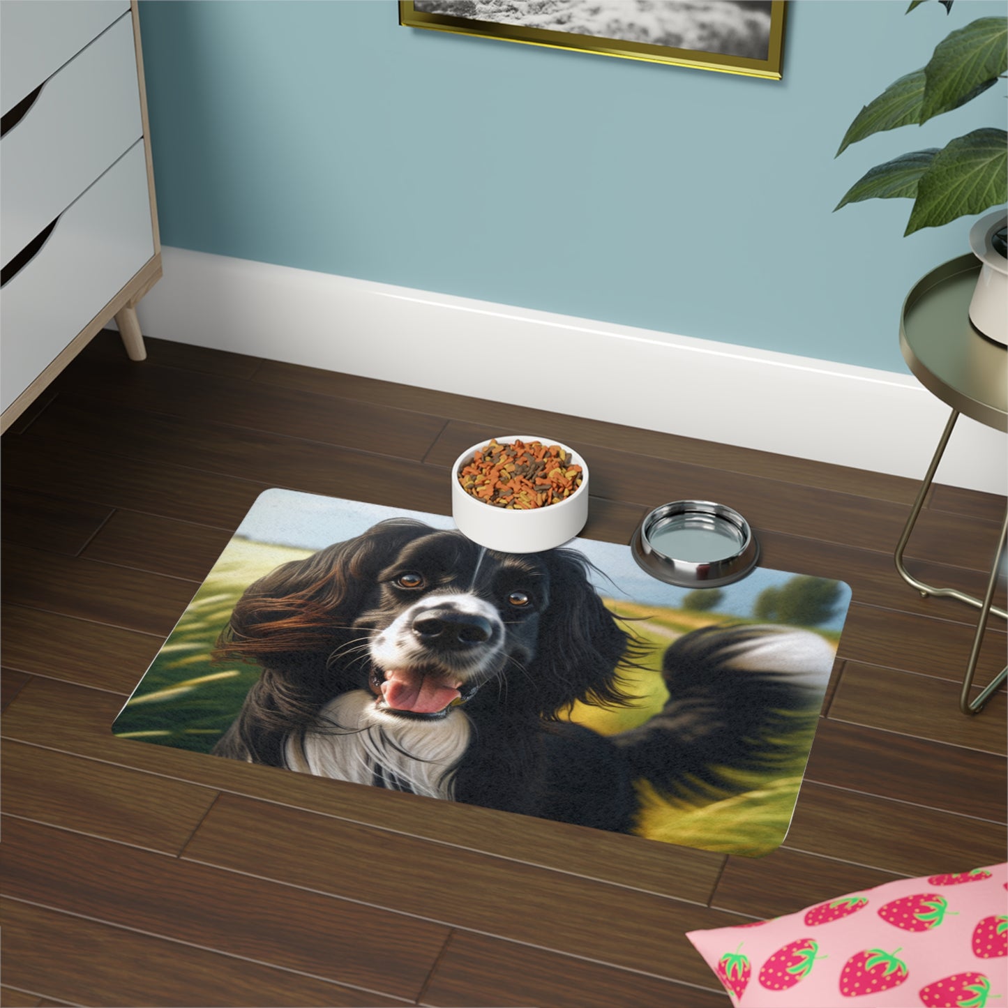 Pet Food Mat (12x18) - Large Munsterlander